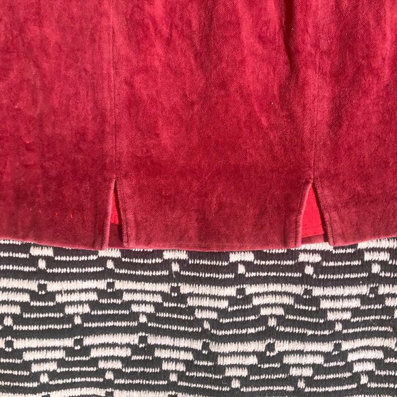 vtg velvet hi waist skirt - Picture 12 of 12